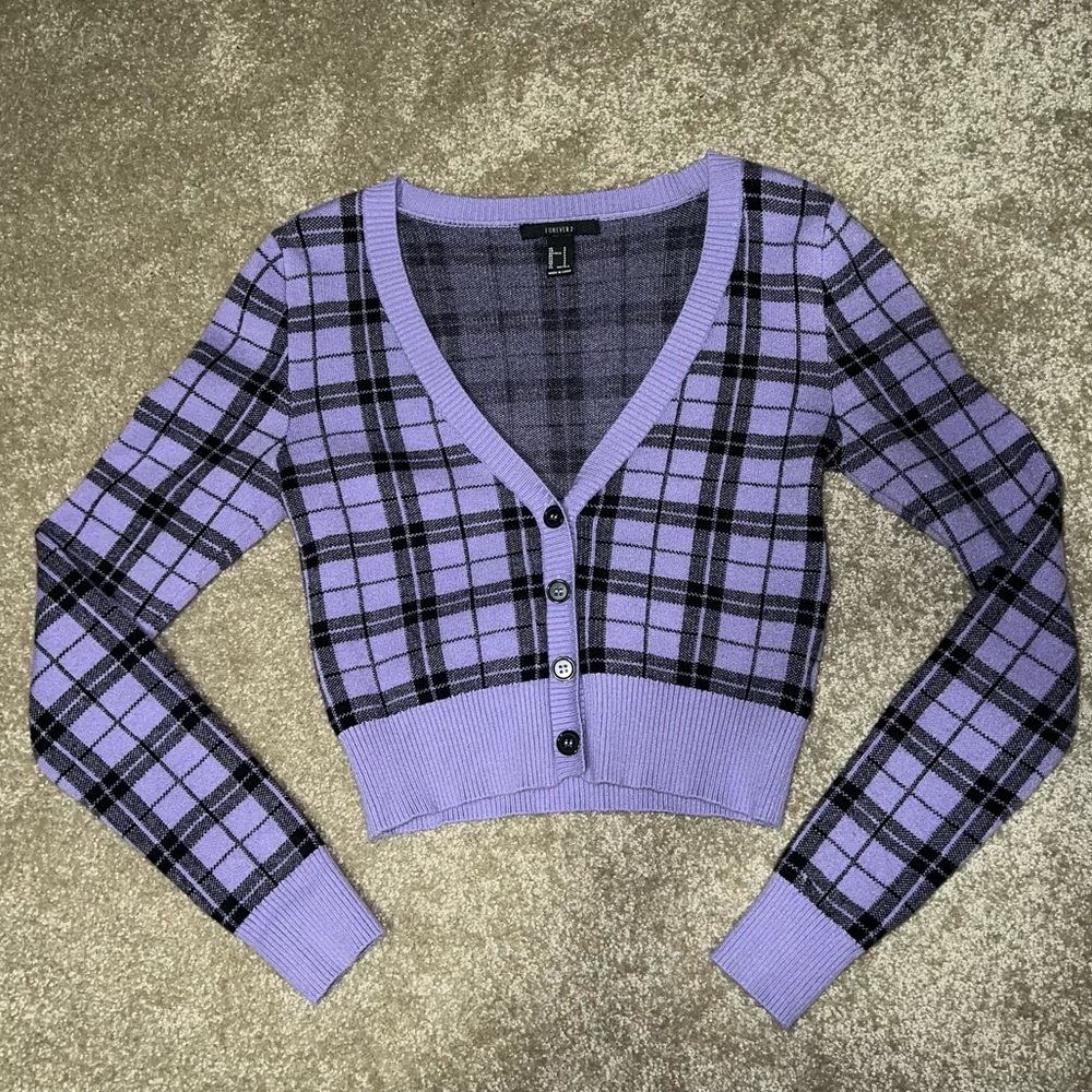 Printed Knit Cardigan